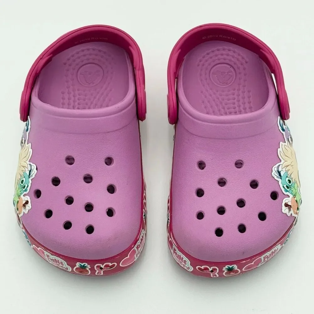 Crocs Girls' Fun Lab Hatchlings Band Lights Clogs - US Size C8 GS